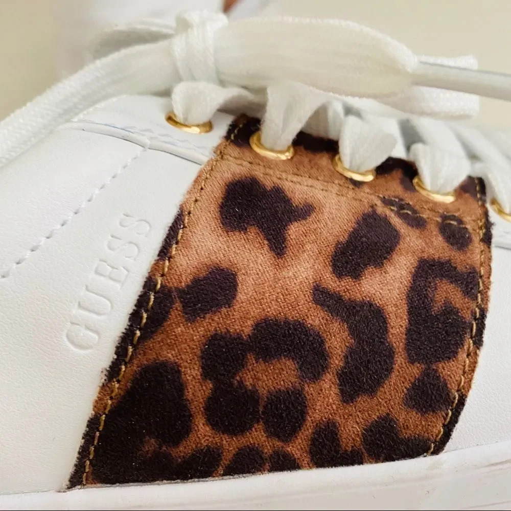 NWOT Guess Leopard Sneakers - Picture 4 of 7